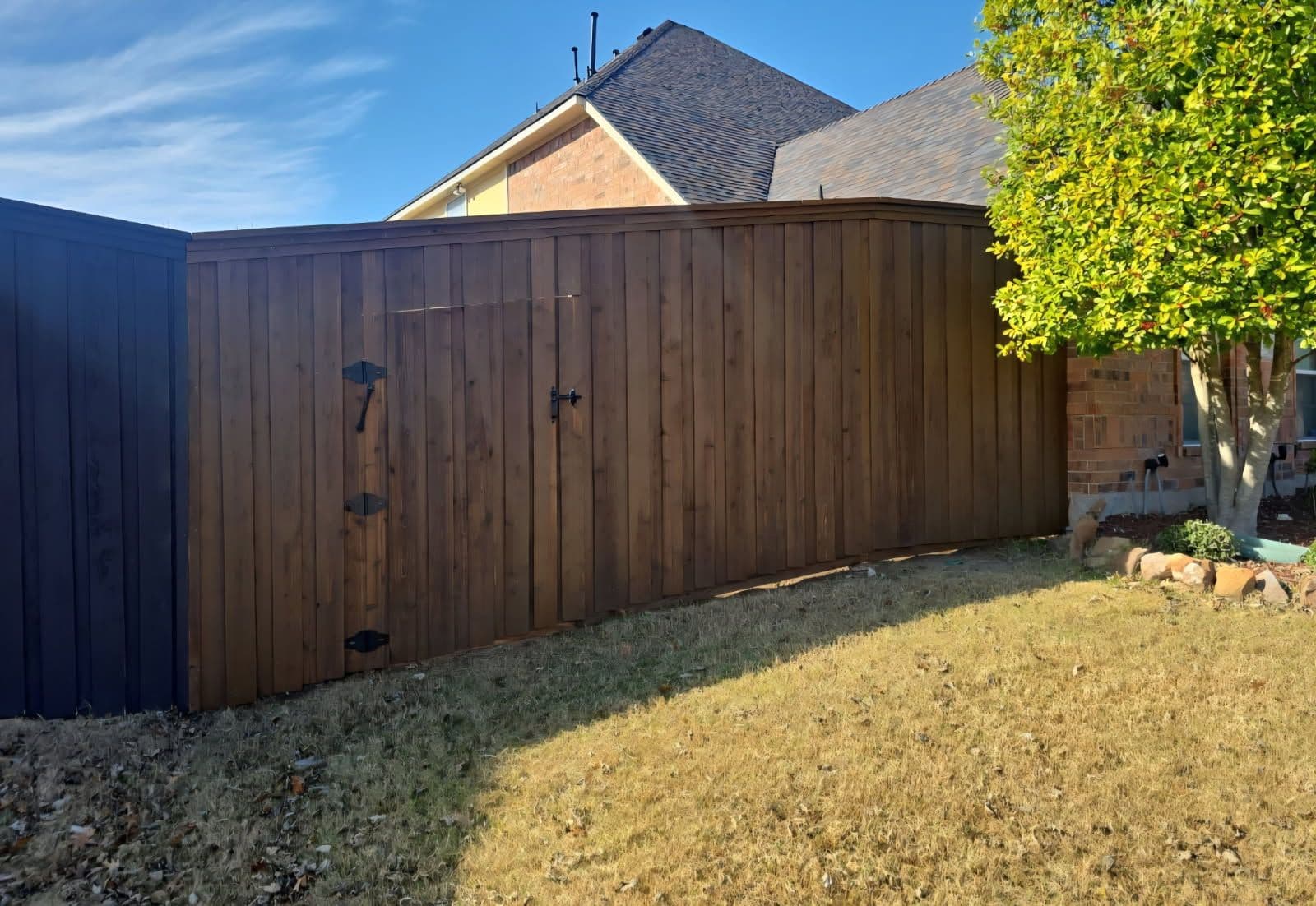 Project Cedar Fence Rebuild and Patio Enhancement Boosts Privacy and Style image