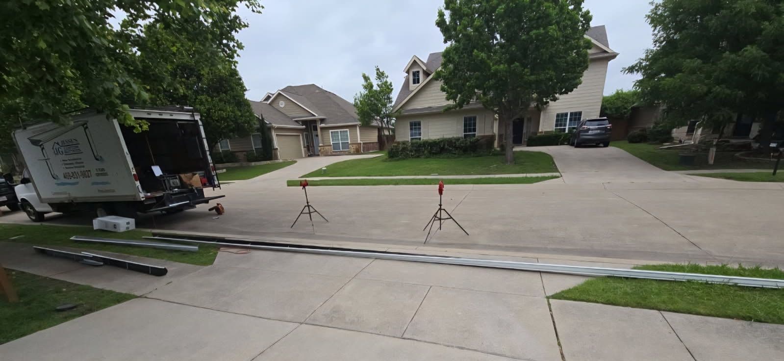 Gallery photos for New Gutters, Fresh Fence Stain and Happy Clients in McKinney: Image #1