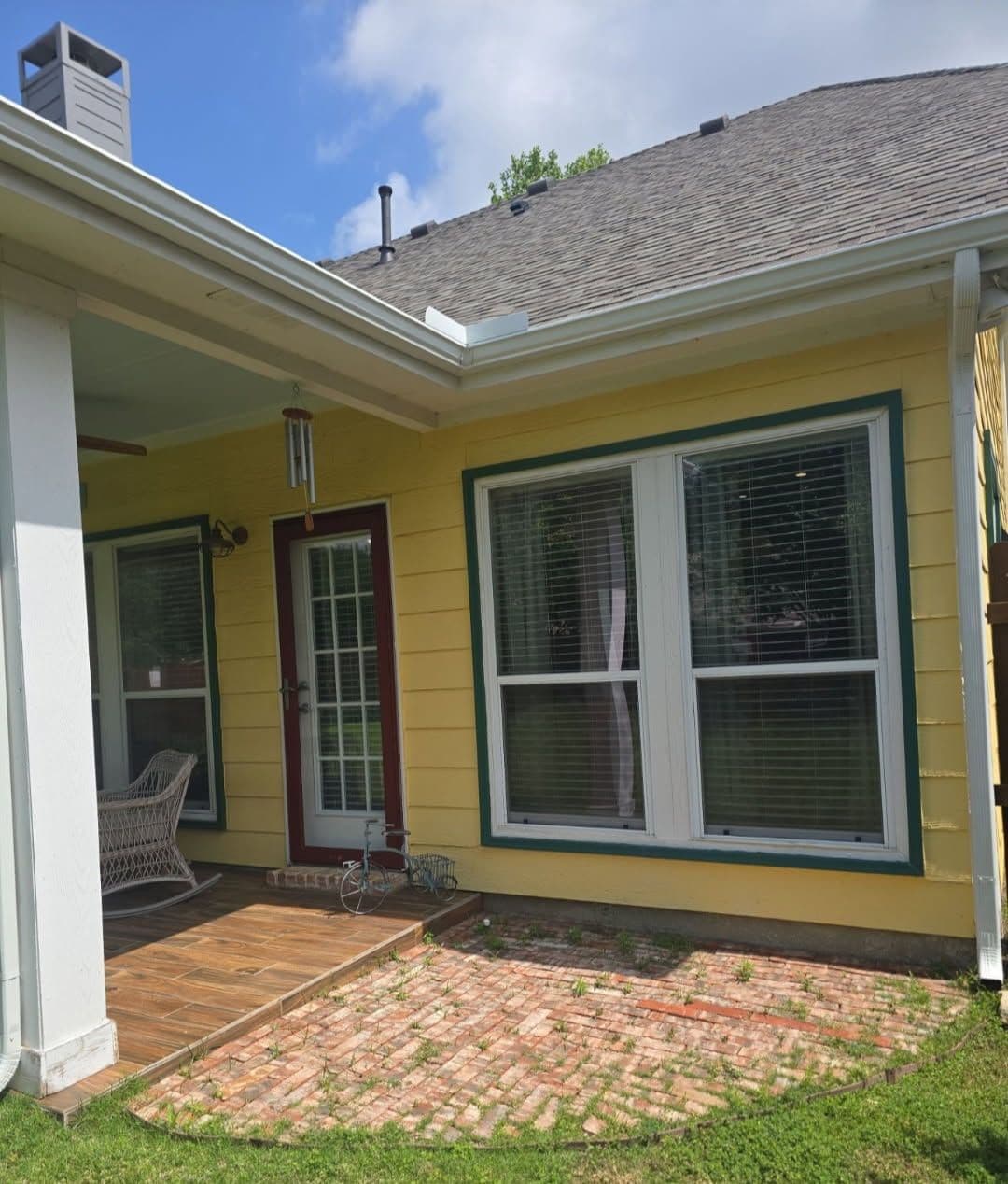 Gallery photos for New Gutters, Fresh Fence Stain and Happy Clients in McKinney: Image #2