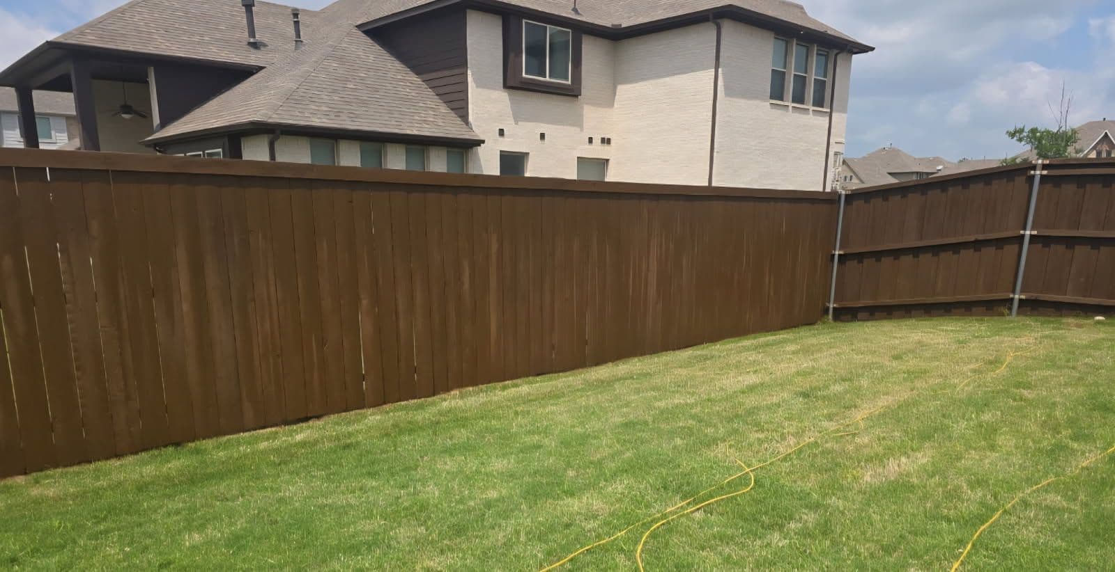 Project Fence Staining Done Right in Prosper Texas image