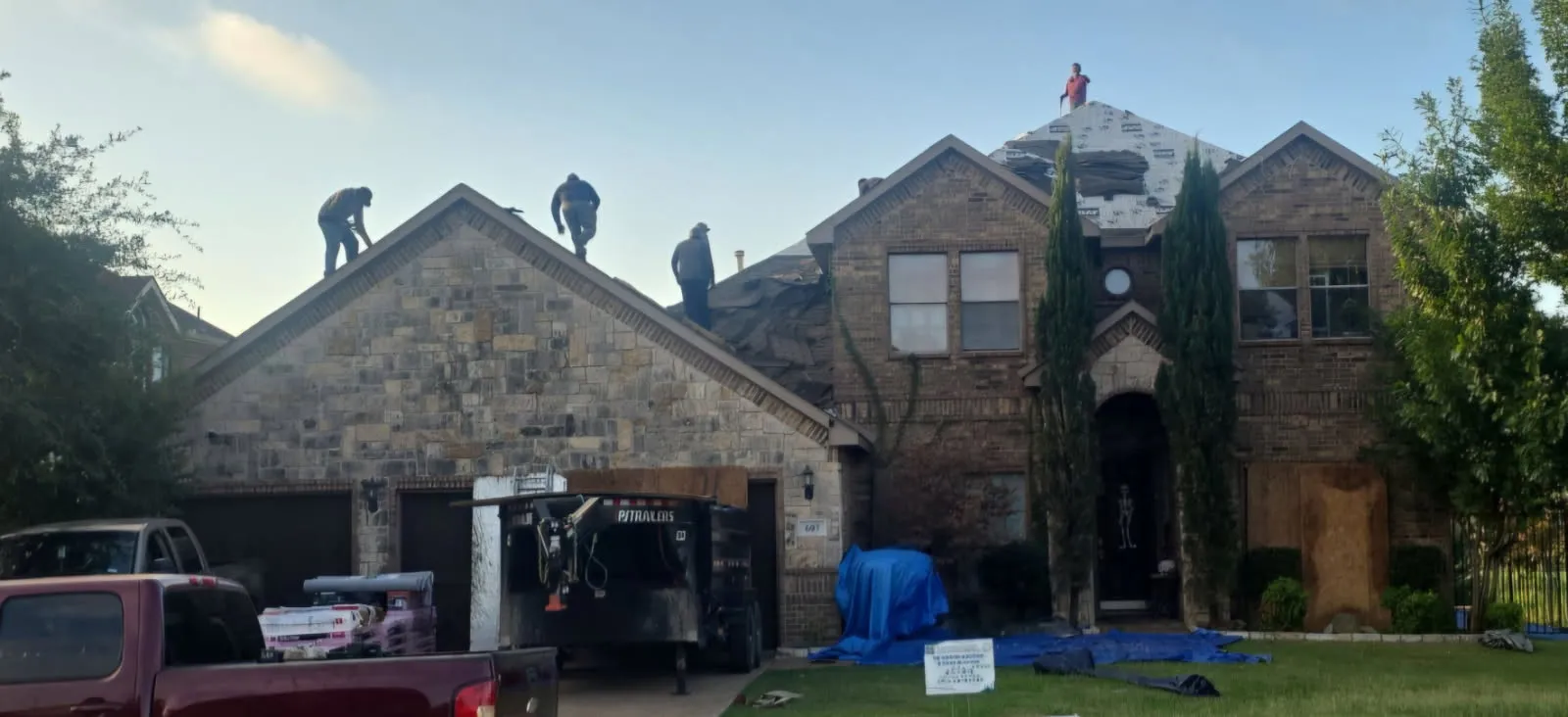 Gallery photos for Full Roof Replacement at Sunrise in Frisco TX: Image #1