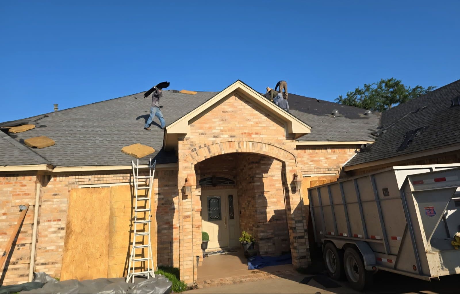 Roof Transformation Underway in Grandbury TX image