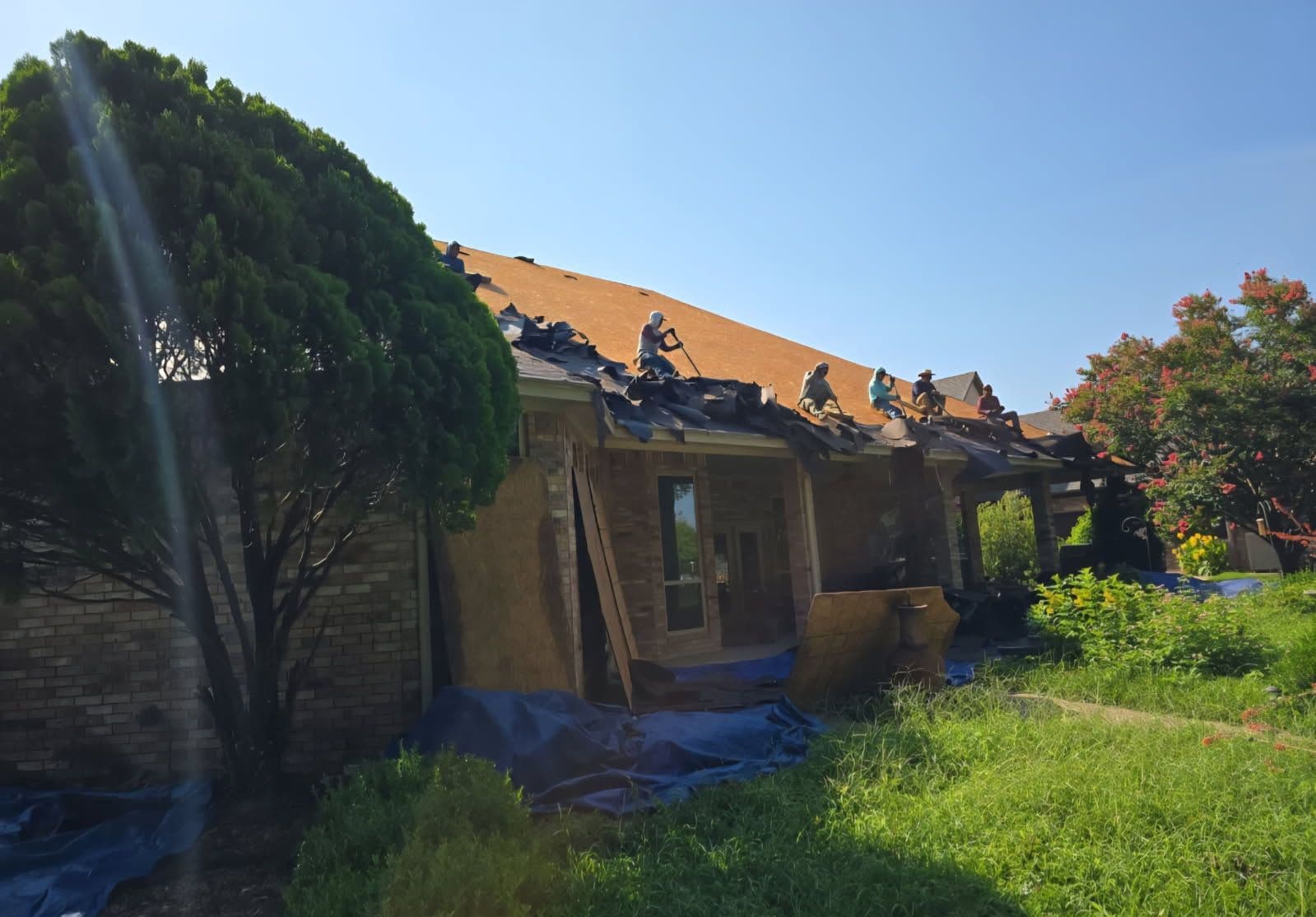 Gallery photos for Roof Transformation Underway in Grandbury TX: Image #1