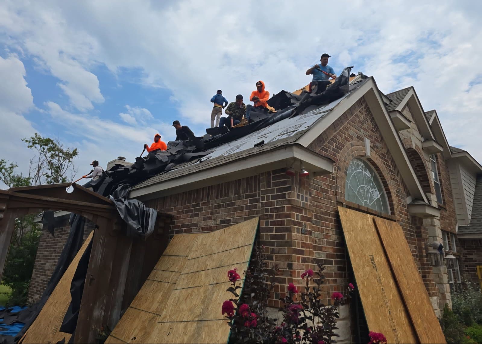 Gallery photos for Double Roofing Project Triumph in Sachse: Image #1