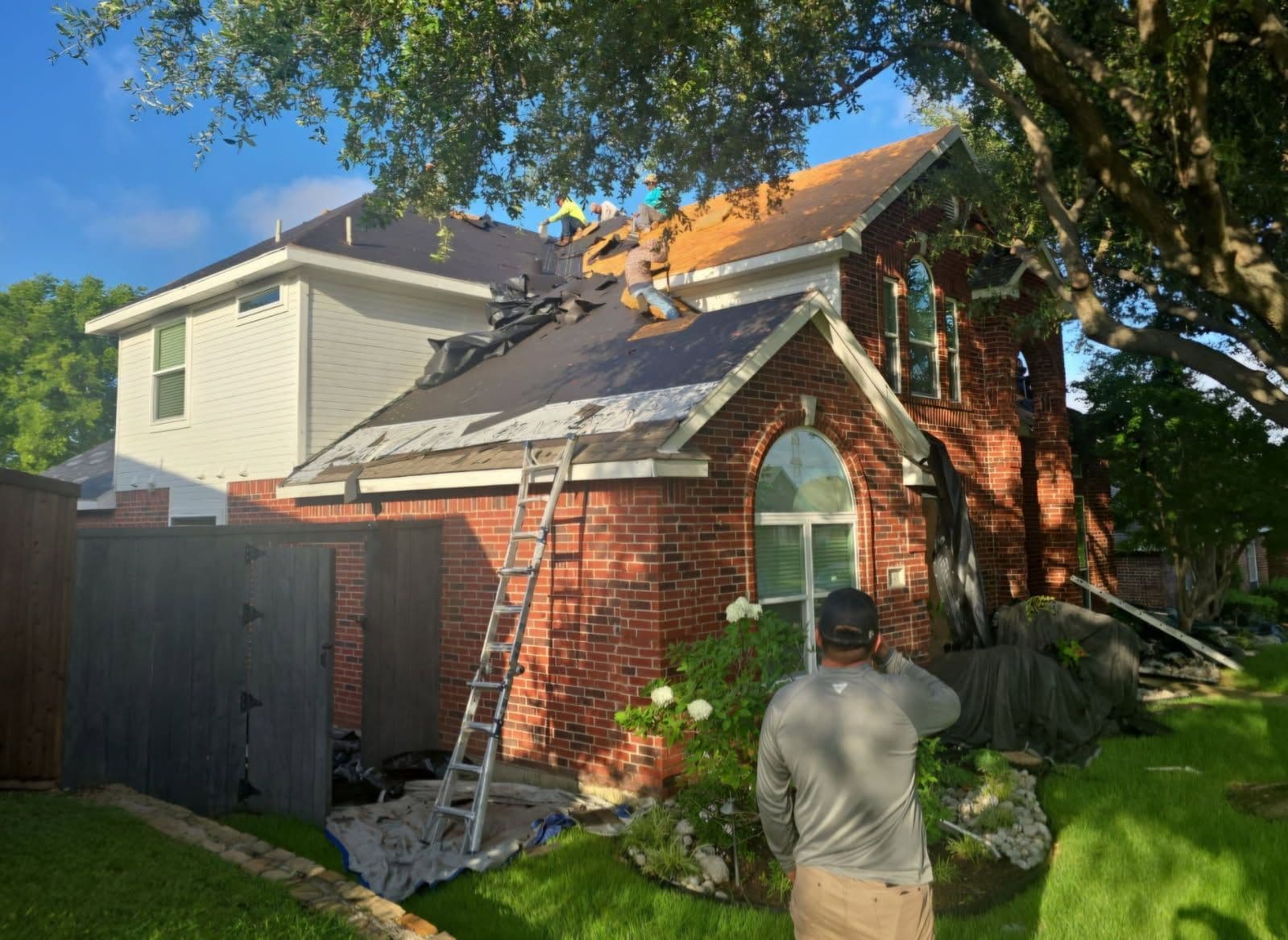 Gallery photos for Full Roof Replacement Underway in Carrollton: Image #2